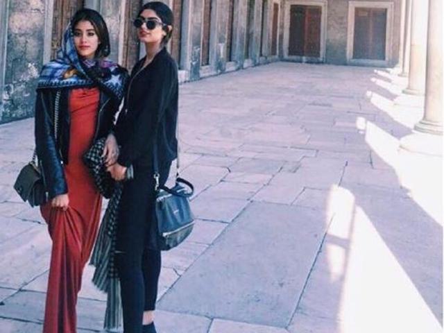 Sridevi’s daughters are studying in London. (Instagram)