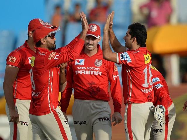Kings XI Punjab have kept themselves alive with some deft death-over bowling by Sandeep, Mohit Sharma and Marcus Stoinis.(AFP file photo) Kings XI Punjab have kept themselves alive with some deft death-over bowling by Sandeep, Mohit Sharma and Marcus Stoinis.(AFP file photo)