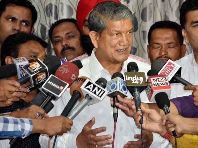 File photo of Uttarakhand Chief Minister Harish Rawat addressing a press conference in Dehradun. (PTI) File photo of Uttarakhand Chief Minister Harish Rawat addressing a press conference in Dehradun. (PTI)