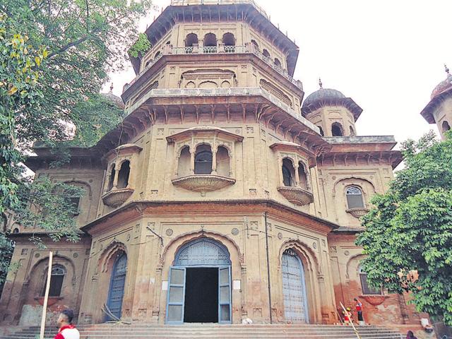 The Durbar Hall in Kapurthala city.(HT Photo)