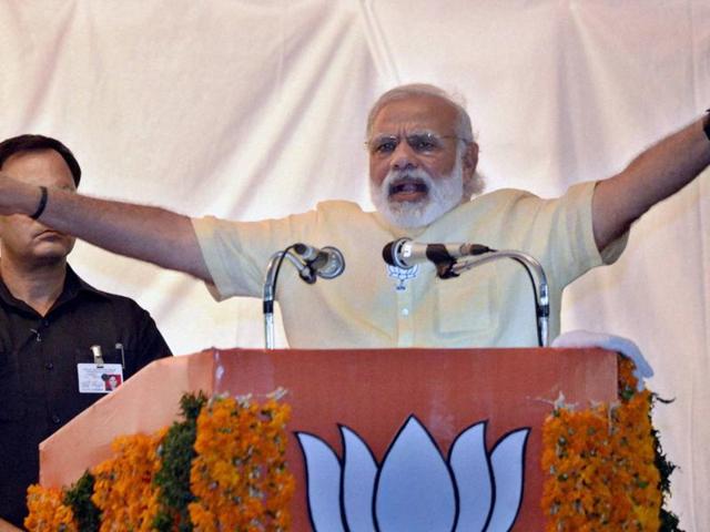 Prime Minister Narendra Modi address an election rally at Thiruvananthapuram in Kerala. (PTI Photo) Prime Minister Narendra Modi address an election rally at Thiruvananthapuram in Kerala. (PTI Photo)