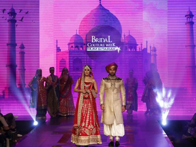 Models present creations by Pakistani designing label Kuki Concepts. (AP) Models present creations by Pakistani designing label Kuki Concepts. (AP)