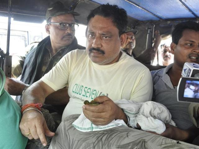 Bindi Yadav (centre) being produced at a court in Gaya. (Rajesh Kumar/HT Photo) Bindi Yadav (centre) being produced at a court in Gaya. (Rajesh Kumar/HT Photo)