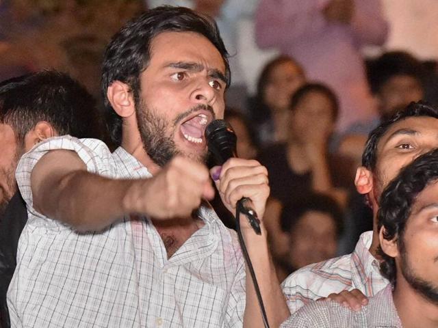 Umar Khalid had has been rusticated by the university for one semester for his involvement in the controversial February 9 event during which anti-national slogans were allegedly raised. (PTI) Umar Khalid had has been rusticated by the university for one semester for his involvement in the controversial February 9 event during which anti-national slogans were allegedly raised. (PTI)