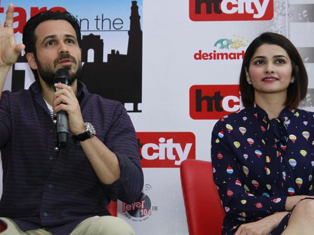 Nargis Fakhri, who played the role of Azhar’s second wife Sangeeta Bijlani in the film, has been missing promotions reportedly due to ill health. (Shivam Saxena/HT photo) 