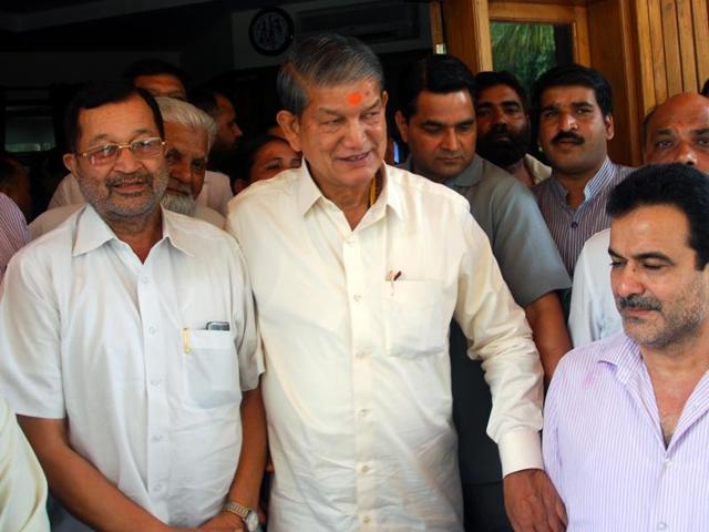 Former Uttarakhand CM Harish Rawat addressing the media in Dehradun . (PTI) Former Uttarakhand CM Harish Rawat addressing the media in Dehradun . (PTI)