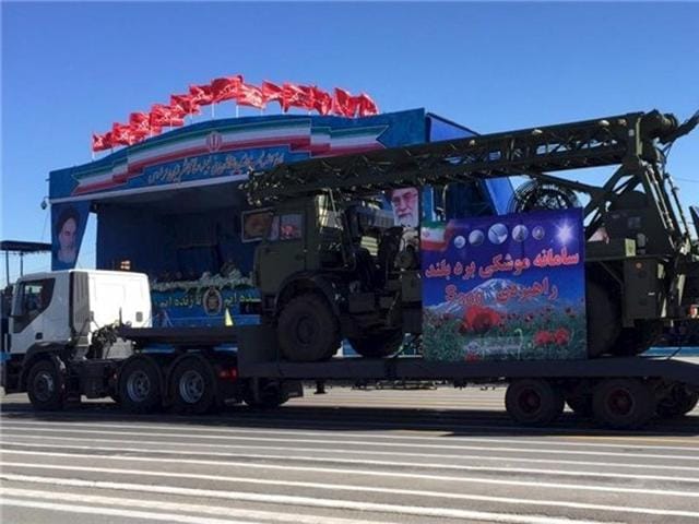 A military truck carries parts of an S300 missile system during a military parade marking National Army Day in Tehran, Iran. (REUTERS File) A military truck carries parts of an S300 missile system during a military parade marking National Army Day in Tehran, Iran. (REUTERS File)
