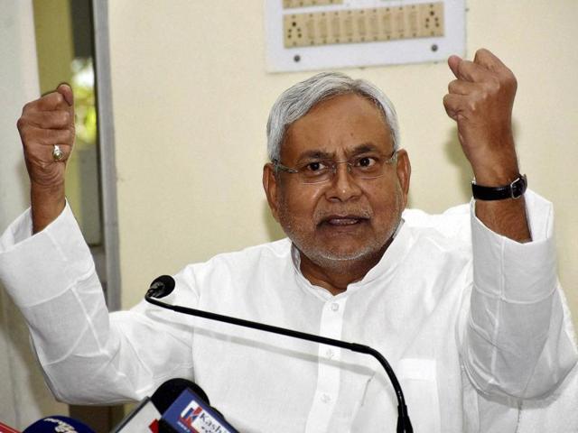 The Bihar chief minister will make this appeal when he visits Prime Minister Narendra Modi’s Lok Sabha constituency Varanasi on May 12.(PTI Photo)