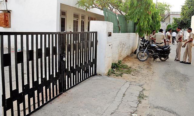 TL Satyaprakash on May 2 had invoked magisterial powers to allot this property to IPS officer Y Puran Kumar. (Parveen Kumar/HT Photo) TL Satyaprakash on May 2 had invoked magisterial powers to allot this property to IPS officer Y Puran Kumar. (Parveen Kumar/HT Photo)