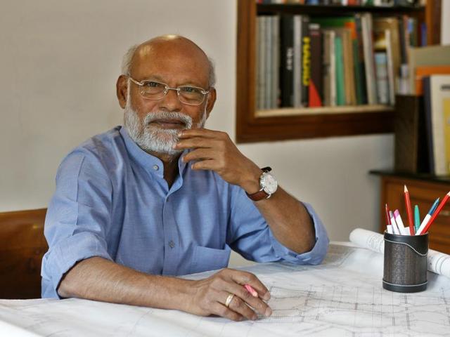 Imagine every creation before you create it, says architect Ranjit P John. (Sanchit Khanna) Imagine every creation before you create it, says architect Ranjit P John. (Sanchit Khanna)