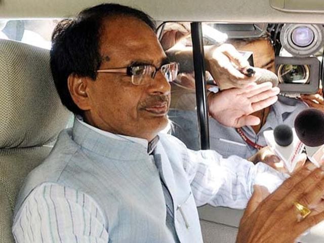 Chief minister Shivraj Singh Chouhan addressing the press conference at vallabh Bhavan in Bhopal. (Praveen Bajpai/HT Photo) Chief minister Shivraj Singh Chouhan addressing the press conference at vallabh Bhavan in Bhopal. (Praveen Bajpai/HT Photo)
