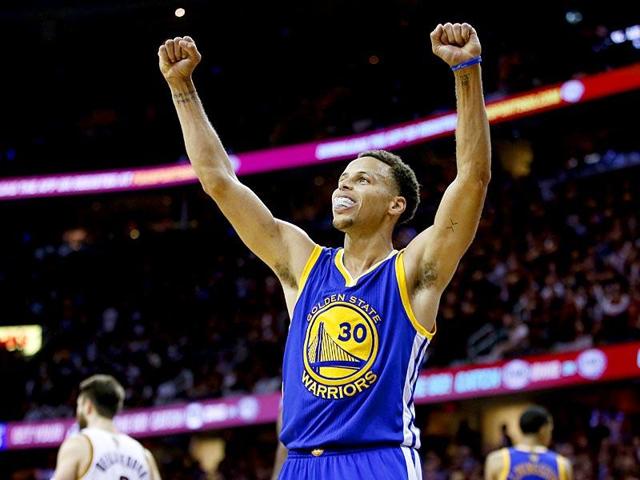Steph Curry is the 11th person to win back-to-back MVP awards. (AFP Photo)
