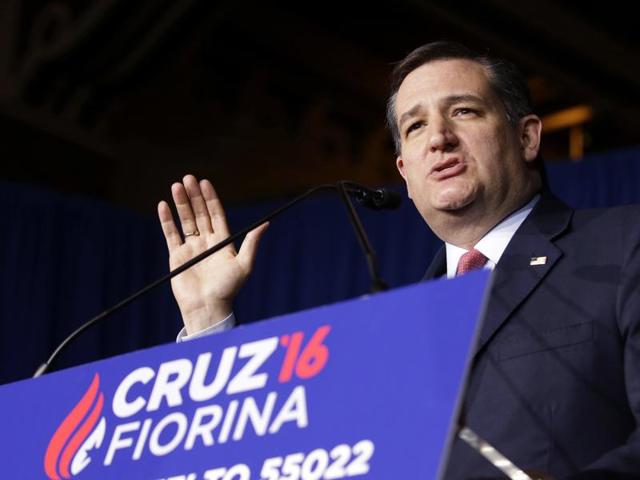 Senator Ted Cruz speaks in Indianapolis. Cruz dropped out of the Republican presidential race a week ago after a crushing loss in Indiana.(AP File Photo)
