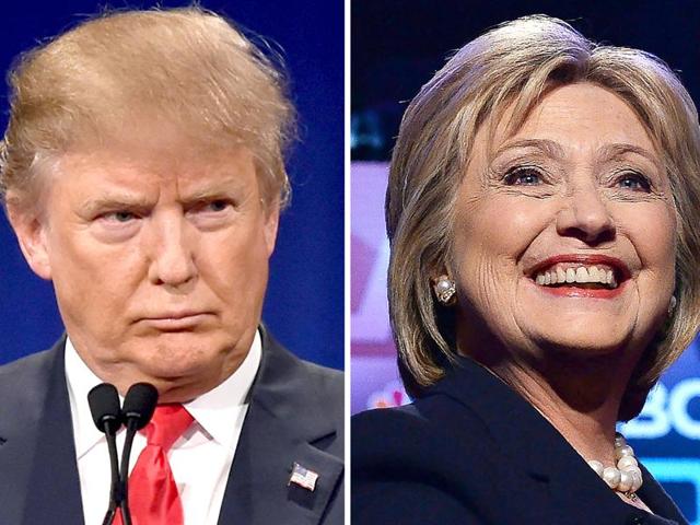 Republican presidential hopeful Donald Trump and his Democratic rival Hillary Clinton. (AFP File Photo) Republican presidential hopeful Donald Trump and his Democratic rival Hillary Clinton. (AFP File Photo)