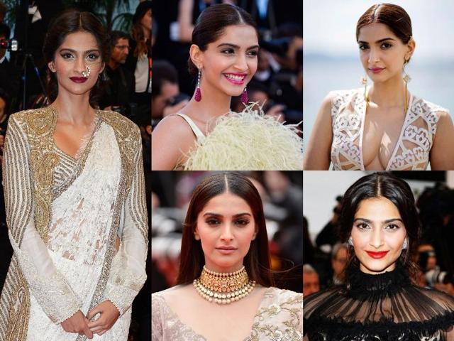 When it comes to dressing to impress, few Bollywood stars match up to Sonam Kapoor. Never one to shy away from big labels, Sonam Kapoor has been championing the red carpet since her debut. (Agencies) When it comes to dressing to impress, few Bollywood stars match up to Sonam Kapoor. Never one to shy away from big labels, Sonam Kapoor has been championing the red carpet since her debut. (Agencies)