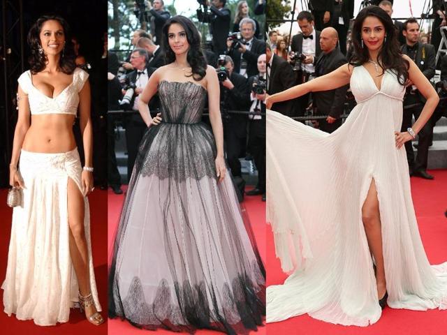 Mallika Sherawat has been attending the Cannes Film Festival for quite a while now. But she never bores with her bold fashion choices. (Agencies) Mallika Sherawat has been attending the Cannes Film Festival for quite a while now. But she never bores with her bold fashion choices. (Agencies)