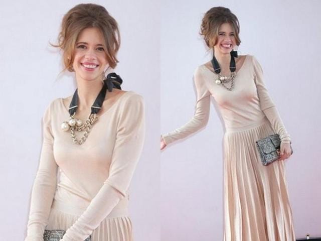 Kalki Koechlin’s first appearance at Cannes, in 2012, packed quite a punch. She dazzled the red carpet in a Dior gown and chose to flaunt a loose updo. (Agencies) Kalki Koechlin’s first appearance at Cannes, in 2012, packed quite a punch. She dazzled the red carpet in a Dior gown and chose to flaunt a loose updo. (Agencies)