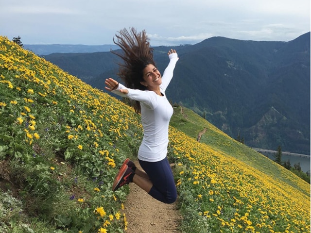 Airlift star Nimrat Kaur is vacationing in the US and the actor can’t be happier. 