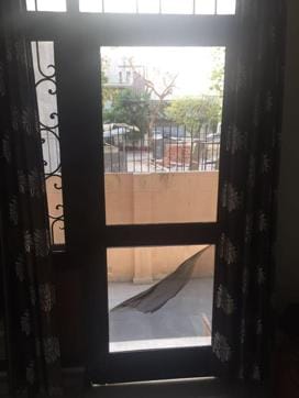 Police said instances like this, in which thieves broke in through the rear of the house, are quite common in the area. (HT Photo) Police said instances like this, in which thieves broke in through the rear of the house, are quite common in the area. (HT Photo)