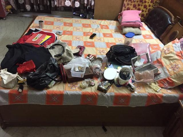 When the family returned on Monday, they found the cupboard open and cash and jewellery missing. Some items were thrown on the bed and floor. (HT Photo) When the family returned on Monday, they found the cupboard open and cash and jewellery missing. Some items were thrown on the bed and floor. (HT Photo)
