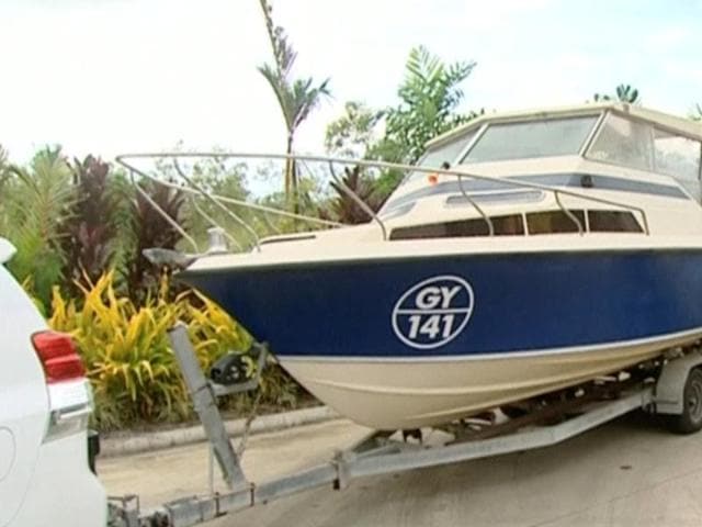 The interior of a boat, which Australian police have seized, is seen in Cairns, Queensland, Australia is pictured in this still image taken from video, May 11, 2016. (REUTERS) The interior of a boat, which Australian police have seized, is seen in Cairns, Queensland, Australia is pictured in this still image taken from video, May 11, 2016. (REUTERS)