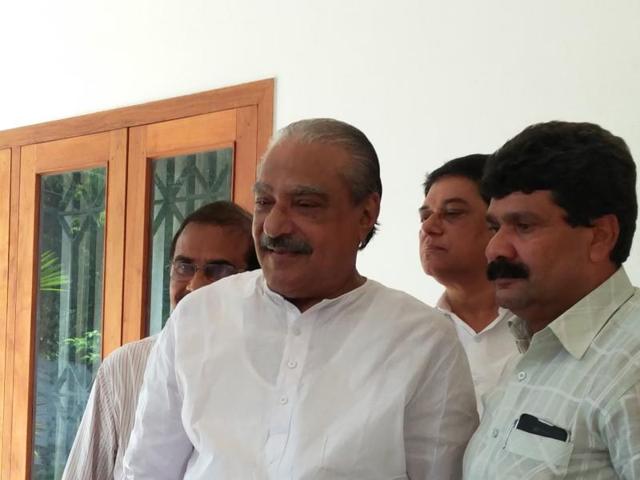 This election, KM Mani approaches the electorate for a record 13th time after winning from Pala, in Kottayam district, since 1965.(Sonu Mehta/HT File Photo) This election, KM Mani approaches the electorate for a record 13th time after winning from Pala, in Kottayam district, since 1965.(Sonu Mehta/HT File Photo)