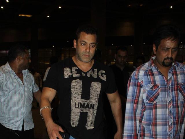 Salman has dated top stars like Katrina Kaif, Aishwarya Rai and Sangeeta Bijlani in the past. (Viral Bhayani/HT) 