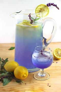 Quite a looker, coconut lavender lemonade is just what you need to sip while lounging by the pool. (Pinterest/winederlusting.com) Quite a looker, coconut lavender lemonade is just what you need to sip while lounging by the pool. (Pinterest/winederlusting.com)