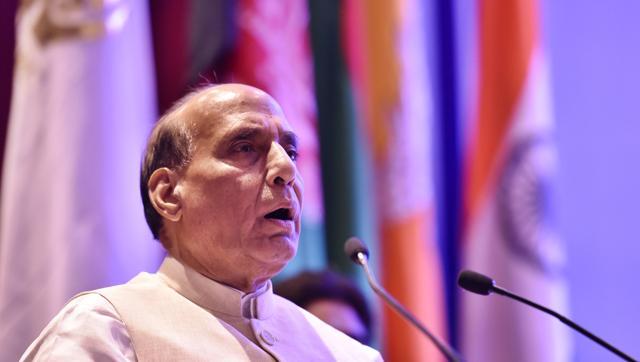 Union Home Minister Rajnath Singh on Friday said his trust in Pakistan on the issue of fighting terrorism has been “completely shaken,” since the kind of support India expected from it was not coming. (Hindustan Times Photo) Union Home Minister Rajnath Singh on Friday said his trust in Pakistan on the issue of fighting terrorism has been “completely shaken,” since the kind of support India expected from it was not coming. (Hindustan Times Photo)