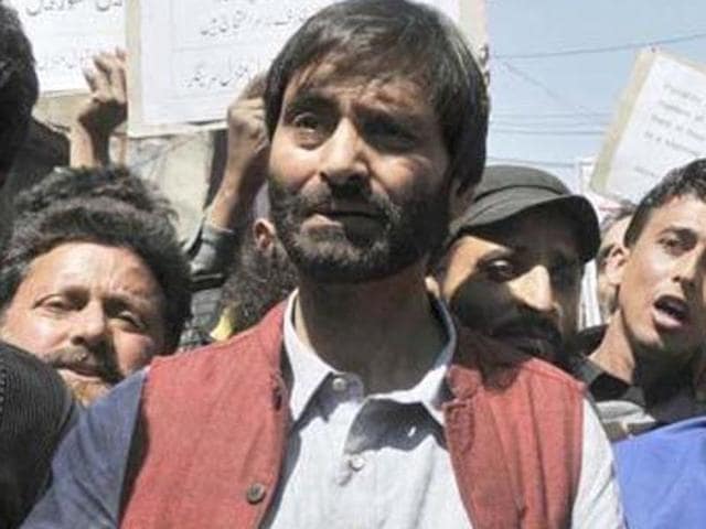 Jammu and Kashmir Liberation Front (JKLF) chairman Yasin Malik (HT File Photo) Jammu and Kashmir Liberation Front (JKLF) chairman Yasin Malik (HT File Photo)