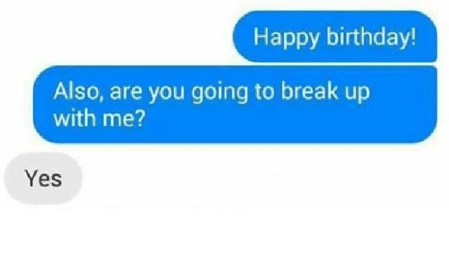A heads up before you decide to end the relationship is imperative. A heads up before you decide to end the relationship is imperative.