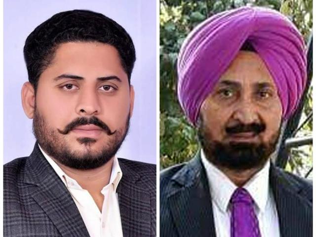 (Left to right) Victims Gurpreet Singh and Hazura Singh. (HT Photo)