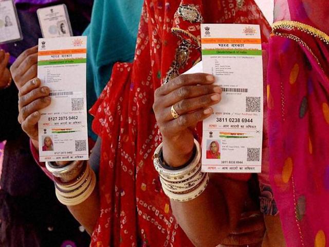 Newborn Rakhi was enrolled under the Aadhaar scheme in Jhabua district in Madhya Pradesh just 22 minutes after her birth in April.(HT File Photo) Newborn Rakhi was enrolled under the Aadhaar scheme in Jhabua district in Madhya Pradesh just 22 minutes after her birth in April.(HT File Photo)
