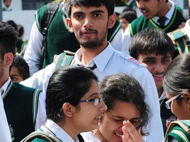 Uttar Pradesh Madhyamik Shiksha Parishad will declare the results of Class 10 and Class 12 examinations on Sunday at 12.30pm, officials said on Friday.(HT Photo/Mujeeb Faruqui) Uttar Pradesh Madhyamik Shiksha Parishad will declare the results of Class 10 and Class 12 examinations on Sunday at 12.30pm, officials said on Friday.(HT Photo/Mujeeb Faruqui)