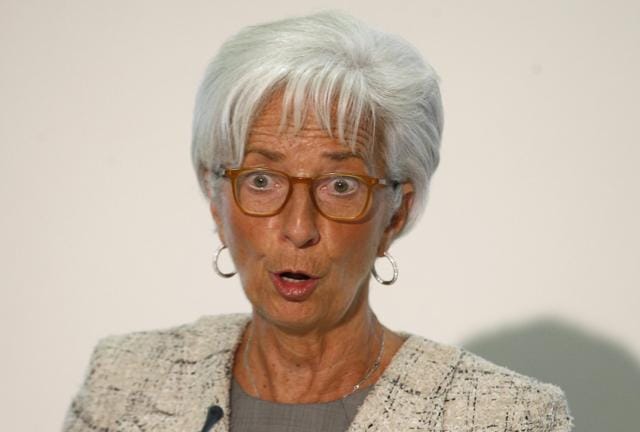 IMF managing director Christine Lagarde during a press conference, at the Treasury in London, Britain, on Friday (REUTERS) IMF managing director Christine Lagarde during a press conference, at the Treasury in London, Britain, on Friday (REUTERS)