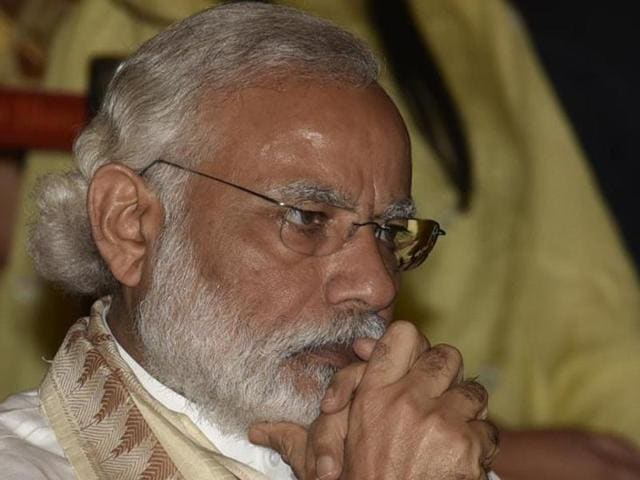 File photo of PM Narendra Modi . The PM rued the Rajya Sabha not passing the GST bill in his farewell speech for the retiring MPs on May 13, 2016. (Vipin Kumar / HT Photo) File photo of PM Narendra Modi . The PM rued the Rajya Sabha not passing the GST bill in his farewell speech for the retiring MPs on May 13, 2016. (Vipin Kumar / HT Photo)