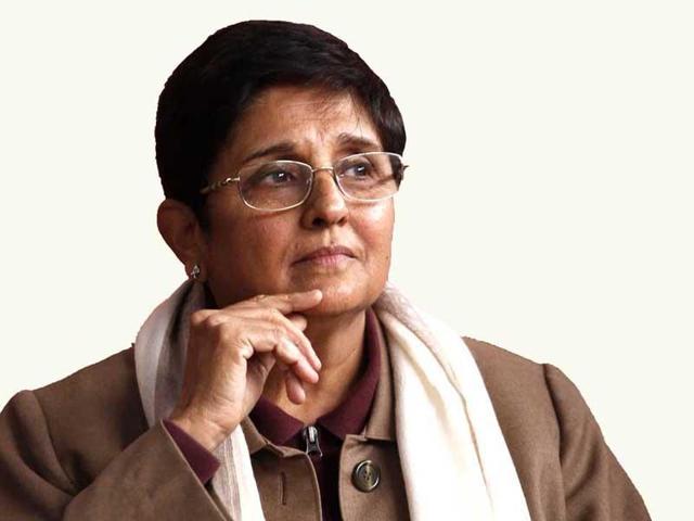 In this file photo, former IPS officer Kiran Bedi is seen with MP Meenakshi Lekhi at a party workers’ meeting in Delhi. Addressing college students in Ahmedabad on Thursday, Bedi said “uneducated women give birth to more kids”. (Sanjeev Verma/ HT Photo) In this file photo, former IPS officer Kiran Bedi is seen with MP Meenakshi Lekhi at a party workers’ meeting in Delhi. Addressing college students in Ahmedabad on Thursday, Bedi said “uneducated women give birth to more kids”. (Sanjeev Verma/ HT Photo)
