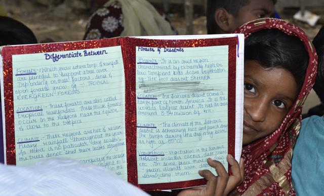Currently, more than 30 children have enrolled in the programme. . (Tribhuwan Sharma/ HT Photos) Currently, more than 30 children have enrolled in the programme. . (Tribhuwan Sharma/ HT Photos)
