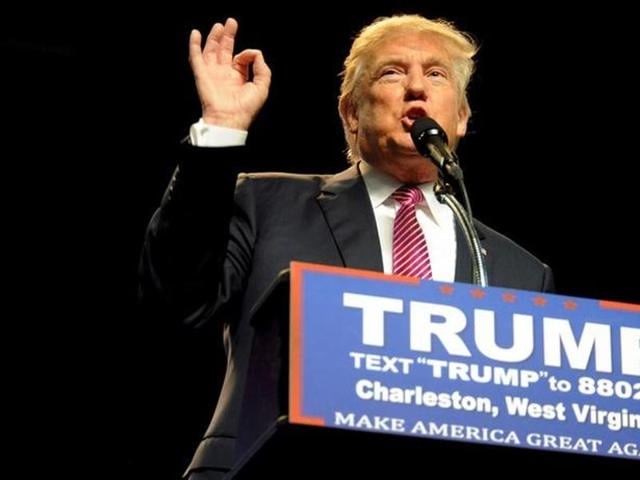 Republican US presidential candidate Donald Trump speaks to supporters in Charleston, West Virginia in this file photo. (Reuters) Republican US presidential candidate Donald Trump speaks to supporters in Charleston, West Virginia in this file photo. (Reuters)