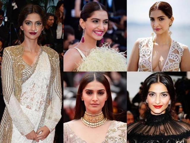 From the overwhelming nose ring to going bold, Sonam Kapoor has been a style diva on Cannes red carpet. From the overwhelming nose ring to going bold, Sonam Kapoor has been a style diva on Cannes red carpet.