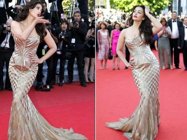 Aishwarya wowed everybody when she walked the Cannes red carpet in 2014 after having lost all the baby weight. Only, she did it on her own terms. (AFP) Aishwarya wowed everybody when she walked the Cannes red carpet in 2014 after having lost all the baby weight. Only, she did it on her own terms. (AFP)