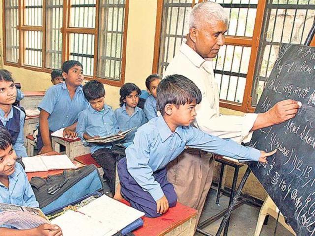 The teachers recruited under the Sarv Shiksha Abhiyan (SSA) have been awaiting salaries for the past four months. (Representative image) The teachers recruited under the Sarv Shiksha Abhiyan (SSA) have been awaiting salaries for the past four months. (Representative image)