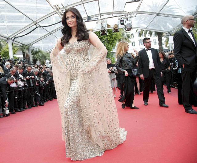 Aishwarya Rai Bachchan poses for photographers at the Cannes film festival. (AP) Aishwarya Rai Bachchan poses for photographers at the Cannes film festival. (AP)