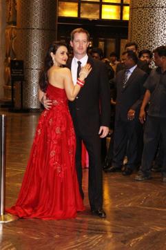 Actress Preity Zinta and her husband Gene Goodenough during their wedding reception in Mumbai, on Friday. (IANS) Actress Preity Zinta and her husband Gene Goodenough during their wedding reception in Mumbai, on Friday. (IANS)