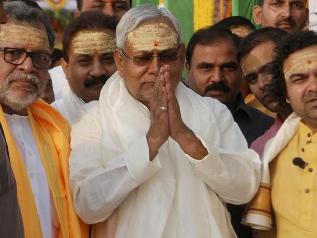 A fast deteriorating law and order scene is threatening to take the sheen of Bihar’s prohibition “success story” which chief minister Nitish Kumar is trying to turn into an election campaign formula at the national level. (Photo by Rajesh Kumar/ Hindustan Times) (Hindustan Times) A fast deteriorating law and order scene is threatening to take the sheen of Bihar’s prohibition “success story” which chief minister Nitish Kumar is trying to turn into an election campaign formula at the national level. (Photo by Rajesh Kumar/ Hindustan Times) (Hindustan Times)