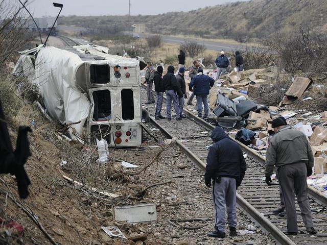 (Representative image) A charter bus headed to a casino crashed in far south Texas on Saturday, killing eight people and injuring 44 others. (AFP File Photo) (Representative image) A charter bus headed to a casino crashed in far south Texas on Saturday, killing eight people and injuring 44 others. (AFP File Photo)