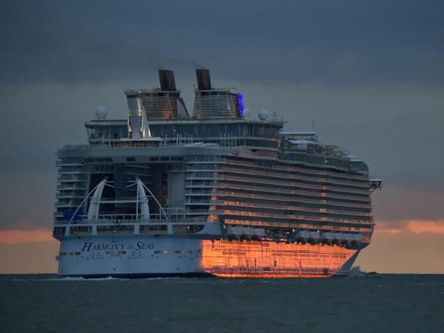 Harmony of the Seas is the world’s latest supersized passenger liner. (AFP) Harmony of the Seas is the world’s latest supersized passenger liner. (AFP)