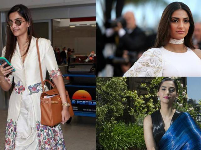 Sonam Kapoor makes her sixth Cannes red carpet appearance this year. The fashion made stunning appearance on Sunday in a white Ralph & Russo saree-inspired gown. Checkout her different looks at Cannes Film festival 2016. Sonam Kapoor makes her sixth Cannes red carpet appearance this year. The fashion made stunning appearance on Sunday in a white Ralph & Russo saree-inspired gown. Checkout her different looks at Cannes Film festival 2016.