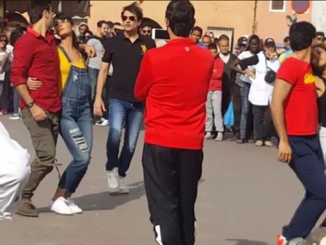 Pictures from the sets, showing the actors together, are going viral on social media platforms. (Twitter) 