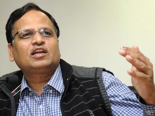 Delhi health minister Satyendra Jain. (File Photo)